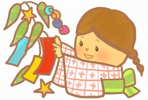 七夕の短冊に書く願い事で子供はまだ字が書けない時どうすれば？