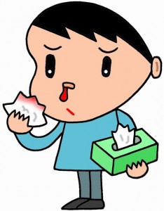 鼻血の止め方はどうすればいいの?ティッシュとか詰めてはダメなの?